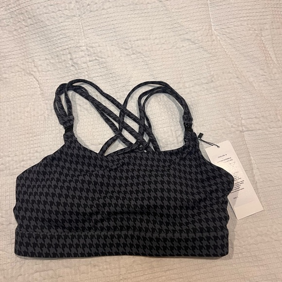 Chloé 4 Running Nursing & Pumping Sports Bra (Dark Houndstooth) - Picture 6 of 7